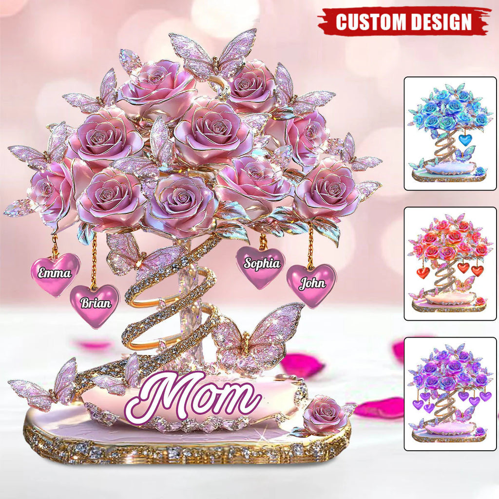 Best Mom Ever - Personalized Mother Acrylic Plaque, Gift For Mom, Grandma