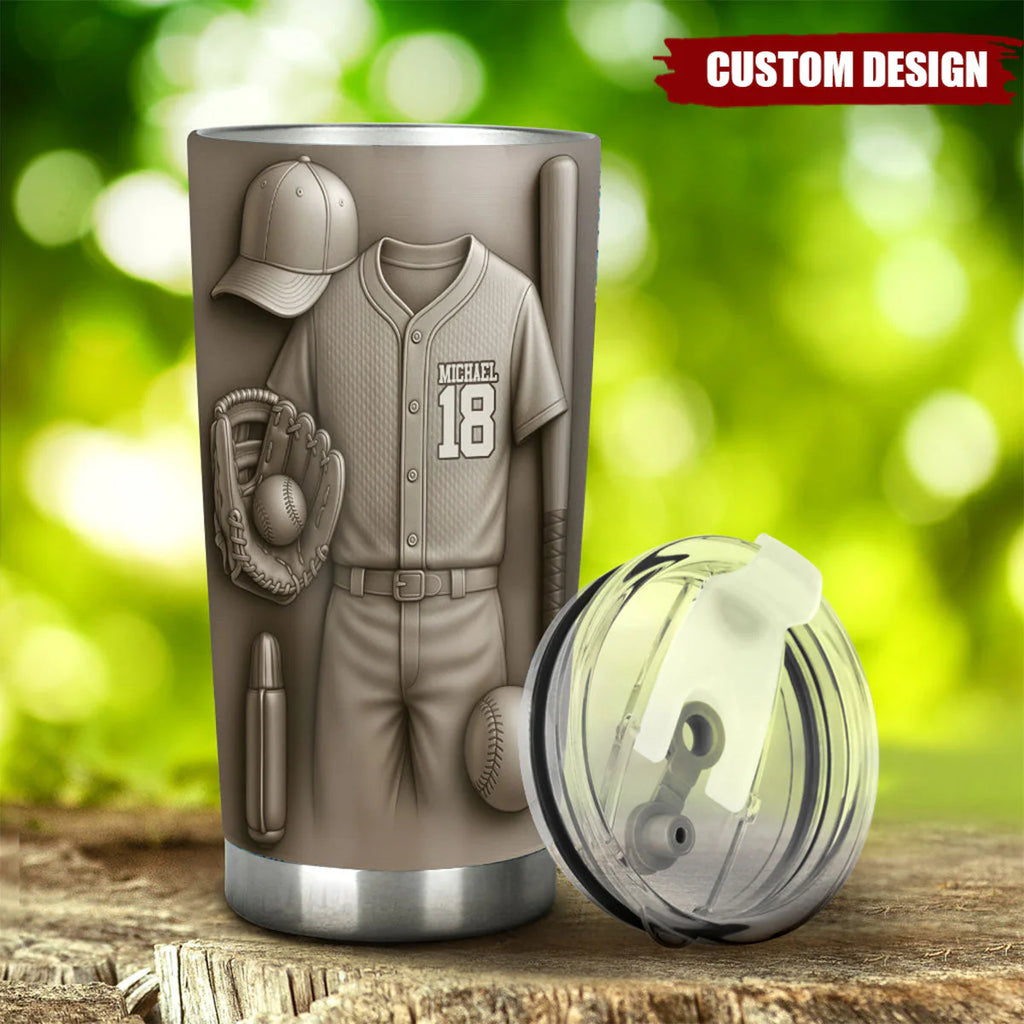 Baseball Is More Than A Game - Personalized Baseball Tumbler